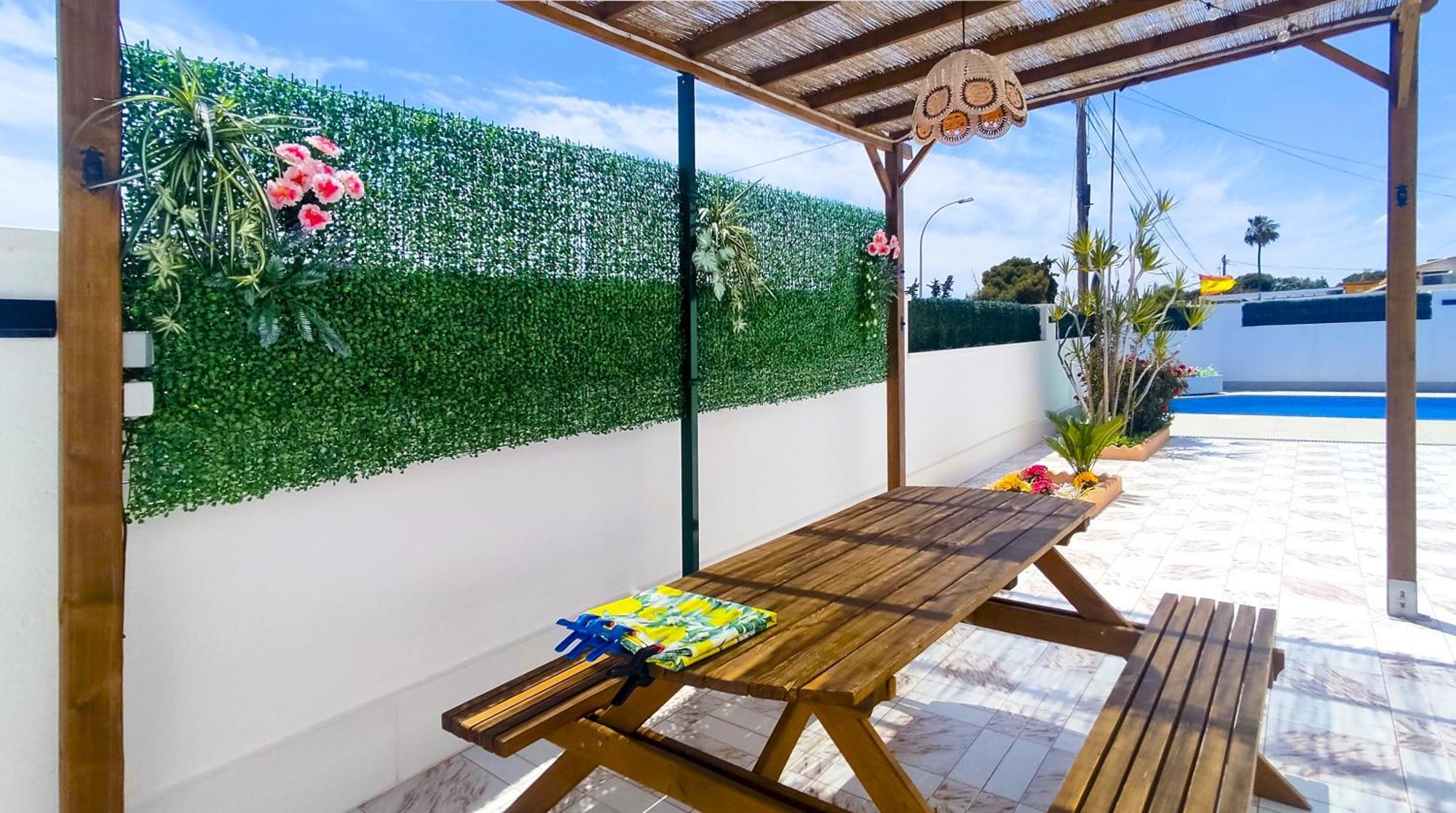 Villa CASA SOLEADA. Intimidad, piscina y mucho sol. Santiago De La Ribera Exterior foto